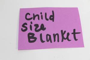 lot 368 image: Set of Child Size Hand-Crocheted Blankets with Decorative Pillow