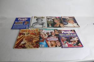 lot 466 image: Collection of 6 People Magazines Featuring Princess Diana