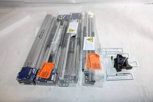 lot 292 image: Everbilt Undermount Soft Close Slide Set 18 inch - Pack of 4