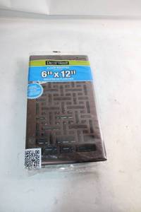 lot 298 image: Decor Grates 6 x 12 Floor Register in Unopened Packaging