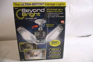 lot 307 image: Beyond Bright LED Garage Light with 3 Adjustable Heads