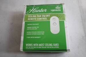 lot 315 image: Hunter Ceiling Fan OnOff Remote Control Model 99394