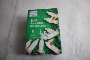 lot 316 image: 100 Warm White IndoorOutdoor Mini LED Lights