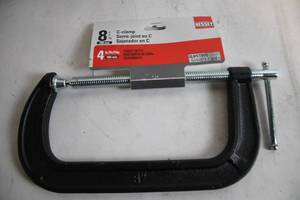 lot 399 image: Bessey 8 Inch C-Clamp with 4 Inch Throat Depth