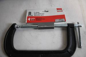 lot 401 image: 8-Inch C-Clamp with 4-Inch Throat Depth