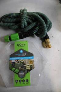 lot 404 image: Hydrotech 50FT Expandable Burst Proof Garden Hose 58 Diameter