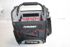 lot 421 image: Husky Parts Bin Zone Tool Bag with Handle