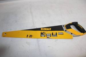lot 424 image: DEWALT 20-inch Handsaw with Induction Hardened Triple Ground Teeth - New in Package