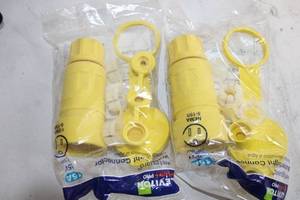 lot 427 image: Set of 2 Leviton 15A Watertight Connectors NEMA 5-15R