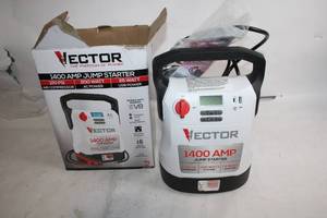 lot 443 image: Vector 1400 AMP Jump Starter with Air Compressor and USB Power