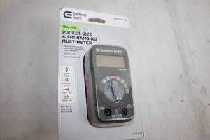 lot 456 image: Commercial Electric Pocket Size Auto-Ranging Multimeter