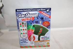 lot 465 image: Star Shower Ultra 9 Remote-Controlled Laser Light Show