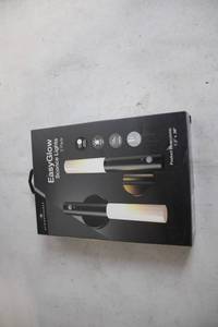lot 499 image: EasyGlow Sconce Lights 2-Pack with Timer Feature
