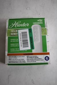 lot 245 image: Hunter Ceiling Fan Remote Control with Dimming Feature