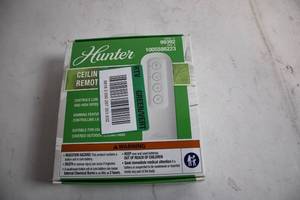 lot 246 image: Hunter Green Ceiling Fan Remote Control with Receiver