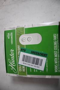 lot 247 image: Hunter Ceiling Fan Remote Control Kit