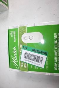 lot 248 image: Hunter Ceiling Fan Remote Control Kit Model 99392