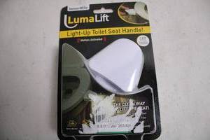 lot 254 image: Luma Lift SensorBrite Motion-Activated Light-Up Toilet Seat Handle