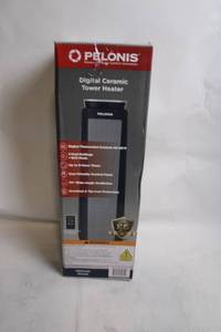 lot 5 image: Pelonis Digital Ceramic Tower Heater with Remote Control