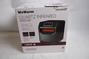 lot 6 image: WeWarm Quartz Infrared Portable Heater with Remote Control