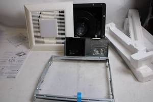 lot 15 image: Panasonic Ceiling Ventilation Fan Model FV-0511VFL1K with Flex-Z Fast Installation Kit