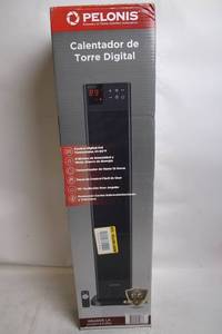 lot 39 image: Pelonis Digital Tower Heater with Remote - PHT30D7BBB