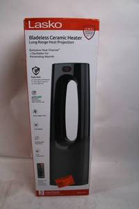lot 59 image: Lasko Bladeless Ceramic Heater with Remote Control