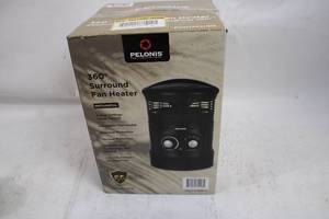 lot 62 image: Pelonis 360° Surround Fan Heater with Adjustable Thermostat