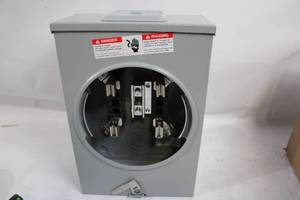 lot 63 image: 135A Ringless Type Meter Socket Enclosure