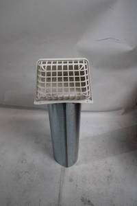 lot 71 image: Metal Roof Vent with Grid Cover - Approximately 12 inches
