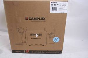 lot 72 image: Camplux Model Nano 3 Pro Silver Portable Gas Water Heater