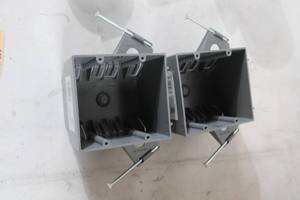 lot 88 image: Lot of 32 Two-Gang Electrical Boxes, 32.5 Cubic Inches