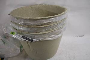lot 113 image: Set of 3 Large-Bio Planter Pots for Outdoor and Indoor Use