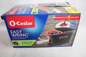lot 115 image: O-Cedar Easy Wring Microfiber Spin Mop System with Bucket