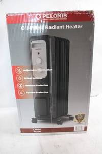 lot 117 image: Pelonis Oil-Filled Radiant Heater Model HO-0279