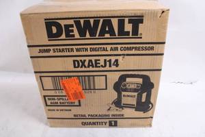 lot 133 image: DEWALT DXAEJ14 Jump Starter with Digital Air Compressor