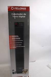 lot 140 image: Pelonis Digital Tower Heater with Remote Control
