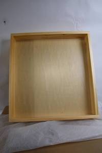 lot 144 image: Large Pine Shadow Box Frame