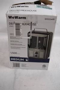 lot 155 image: WeWarm Deluxe Milkhouse Utility Heater with Adjustable Thermostat