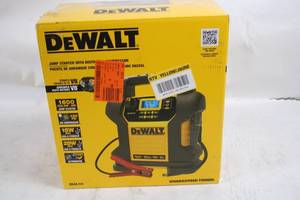 lot 156 image: DeWALT Jump Starter with Digital Compressor and USB Power