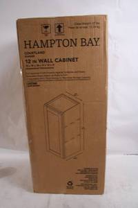 lot 174 image: Hampton Bay Courtland 12 Inch Wall Cabinet