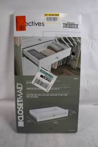 lot 192 image: ClosetMaid Selectives 25-Inch Overlay Drawer for Closet Organization