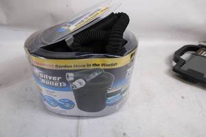 lot 207 image: Pocket Hose Silver Bullet 75 Feet Expanding Garden Hose