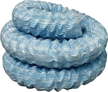lot H-45 image: Soft Infiltration French Drain Pipe-4in By 10ft Non Woven Fabric Flexible Yard Drain Pipe