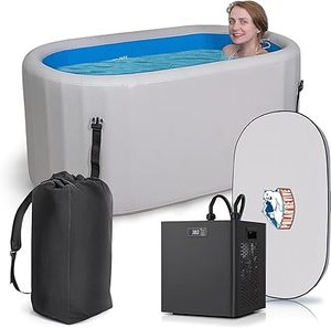 lot B-77-BL image: Inflatable Ice Bathtub With Chiller