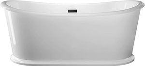 lot B-79-BL image: Vintage Tub & Bath Valeta 69 Inch Acrylic Double Slipper Freestanding Tub