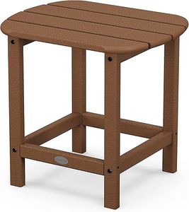 lot P-56-GR image: POLYWOOD SBT18TE South Beach 18 Outdoor Side Table, Teak