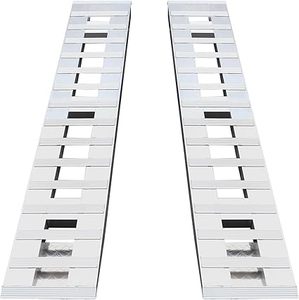 lot U-275-BL image: Truck Car Auto Trailer Ramps 84 X 15 6000 LBS 2pcs Aluminum Trailer Ramps Loading Ramps