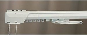 lot W-367 image: Kirsch 66 - 120 One Way Draw Adjustable Traverse Curtain Rod - Left