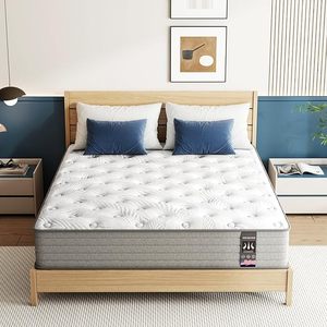 lot A-92 image: Full Size Mattress 12 inch, Hybrid Memory Foam Mattress with Pocket Springs, Full Mattress in a Box, Colchones Full, Medium Firm, Motion Isolation, Pressure Relief, Upgraded Support, CertiPUR-US